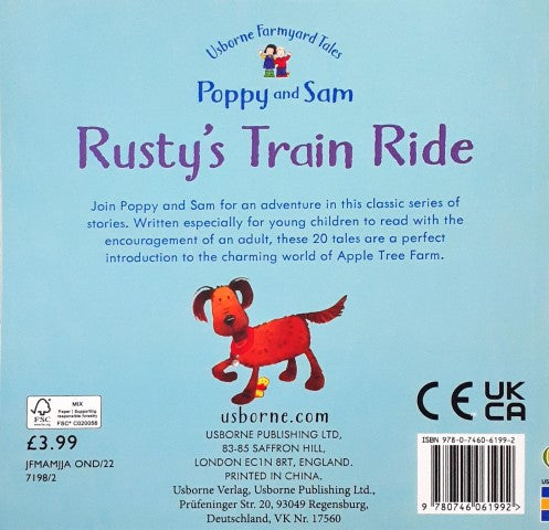 Usborne Farmyard Tales 19 Poppy and Sam Rusty's Train Ride