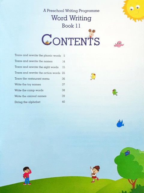 Word Writing : A Preschool Writing Programme - Book 11