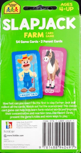 SlapJack Farm Card Game