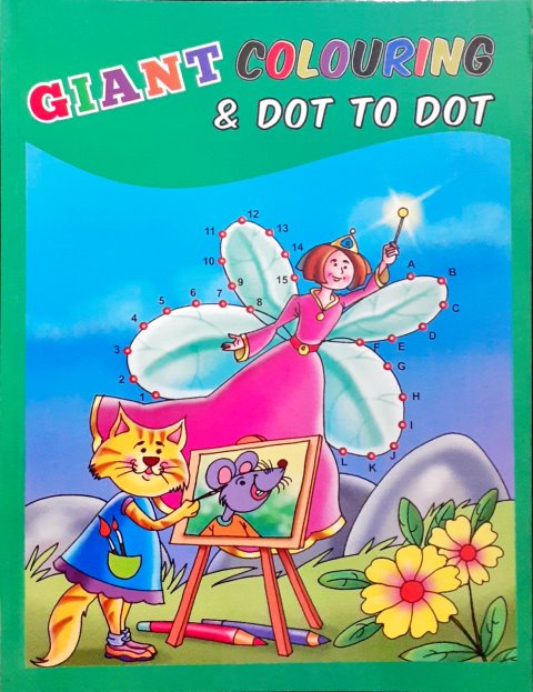 Giant Colouring &amp; Dot To Dot – Books and You