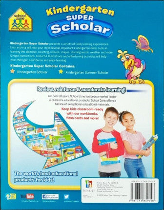 Kindergarten Super Scholar (Skills Include - Language, Maths, Science & Social Studies)