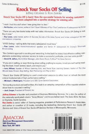 Knock Your Socks Off Selling