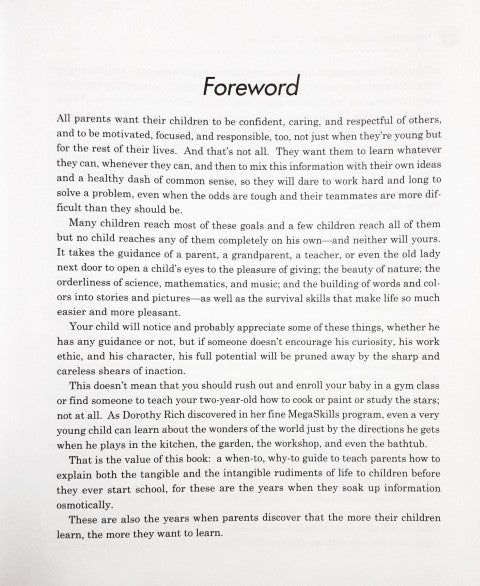 Megaskills For Babies Toddlers And Beyond - Building Your Child's Happiness And Success For Life