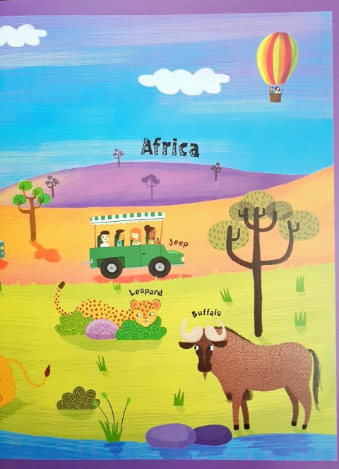 Safari Animals Sticker Book (Scribblers Fun Activity)