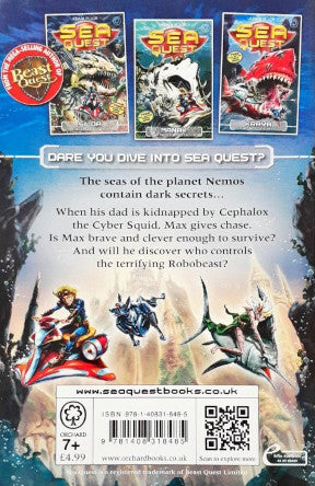 Sea Quest Cephalox The Cyber Squid Collector Cards Inside