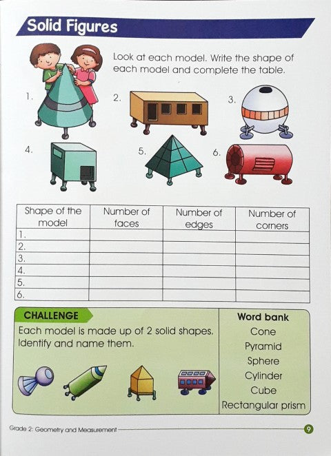 Smart Scholars Geometry And Measurement Grade 2 Fun Filled Activities
