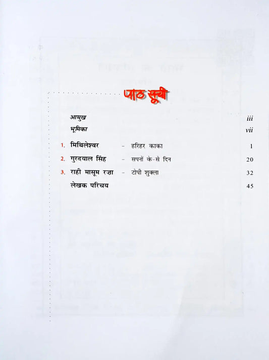 NCERT Hindi Grade 10 : Sanchayan Bhaag 2