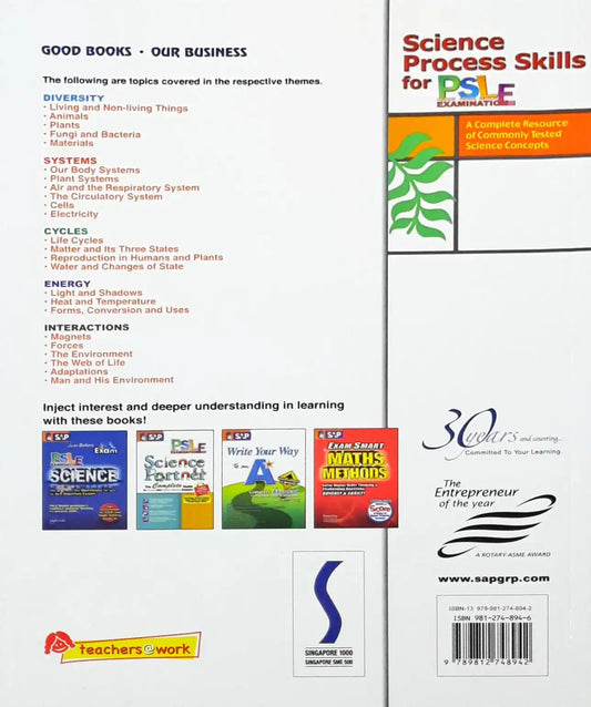 SAP Science Process Skills for PSLE