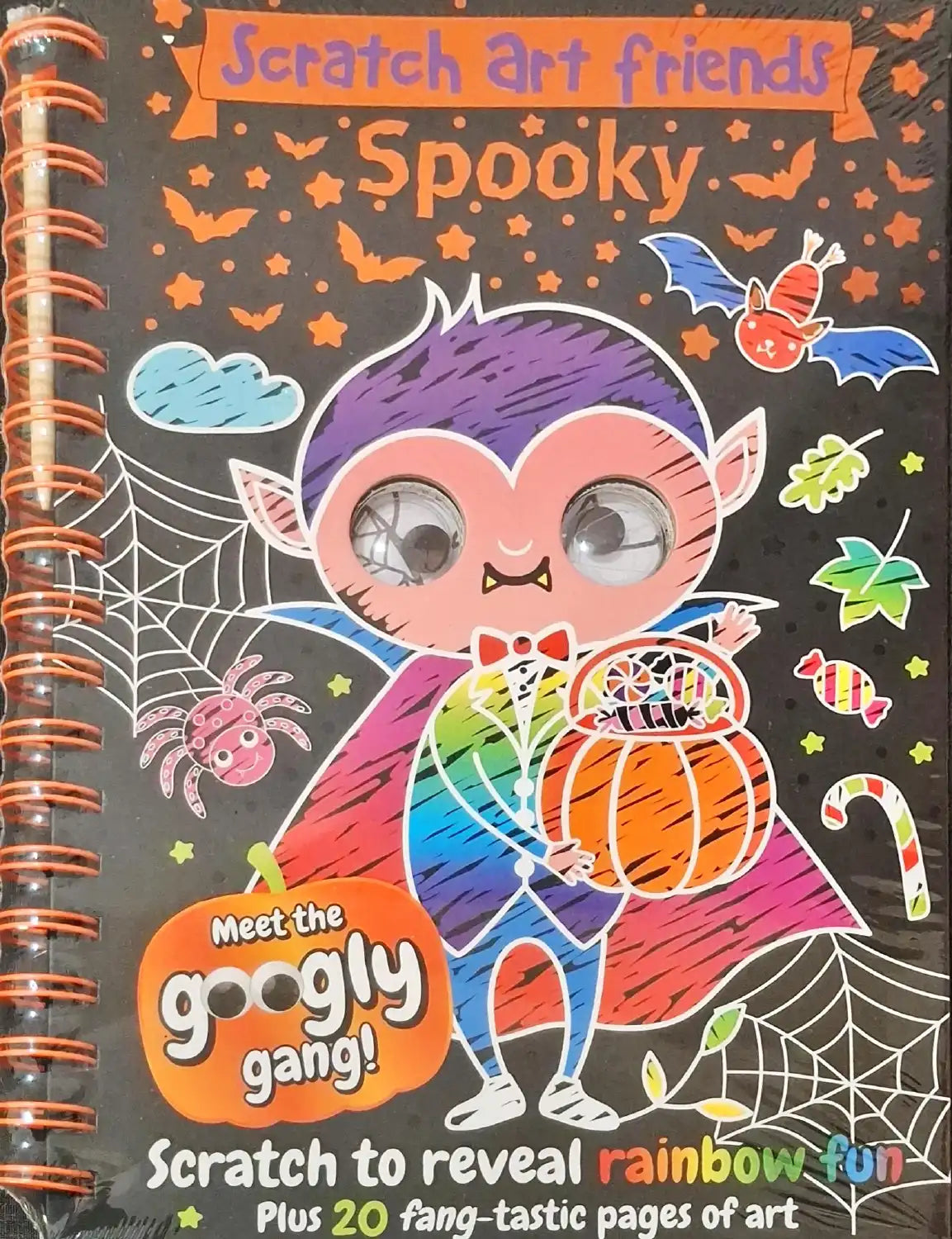 Scratch Art Friends Spooky | Hardcover