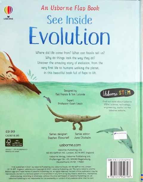 An Usborne Flap Book See Inside Evolution