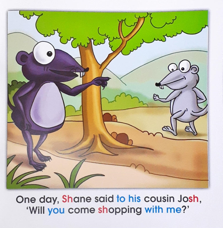 Phonics Story Time Library Shoes for Sharon