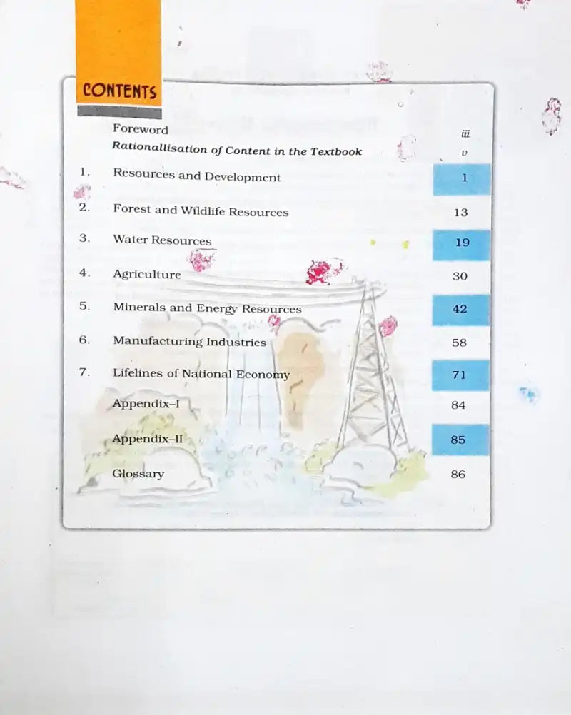 NCERT Social Science Grade 10 : Contemporary India II - Textbook in Geography