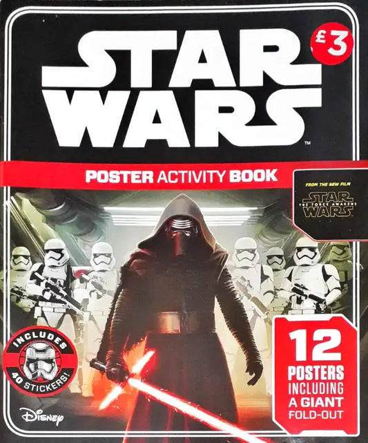 Disney Star Wars The Force Awakens Poster Activity Book Including Includes 40 Stickers 12 Posters Including A Giant Fold Out