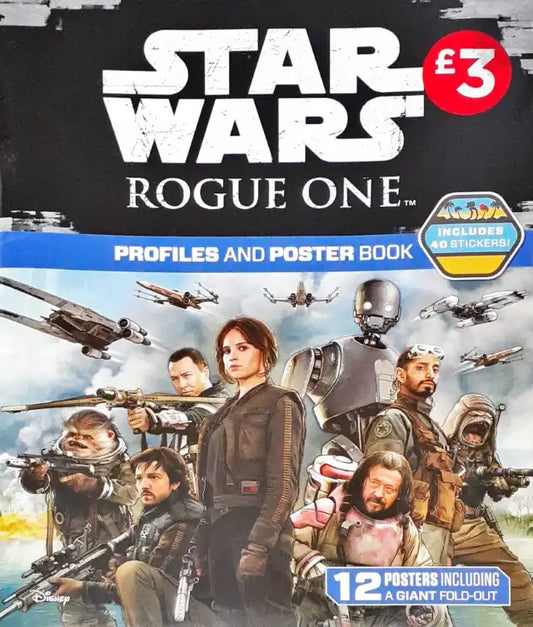 Disney Star Wars Rogue One Profiles And Poster Book Includes 40 Stickers 12 Posters Including A Giant Fold Out