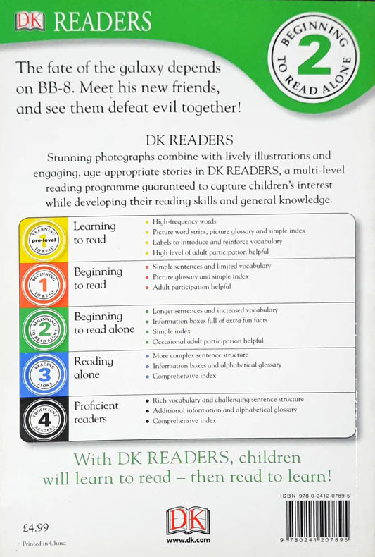 The Adventures Of BB8 : Star Wars - DK Readers Level 2 (P)