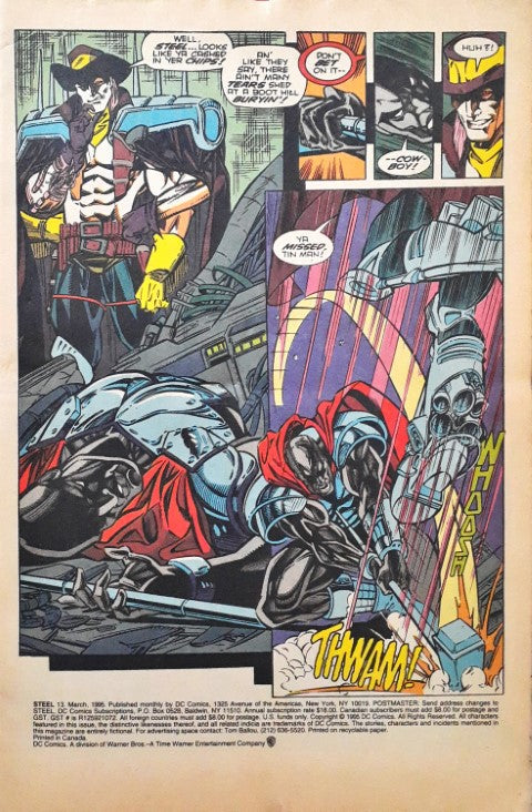 DC Comics Steel Maximum Orbit 3 of 3 13 Mar 95