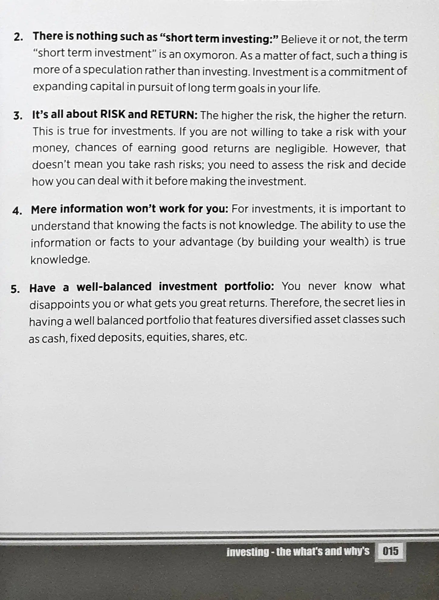 Everything You Wanted to Know About Stock Market Investing (P)