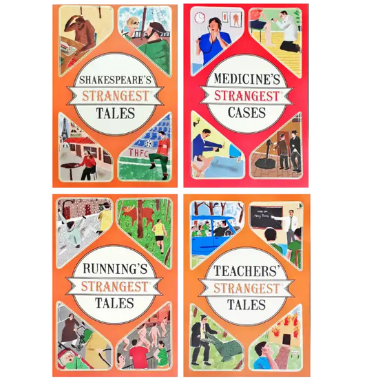 Strangest Tales Collection : Set of 4 Books - Running's, Teachers', Medicine's and Shakespeare's