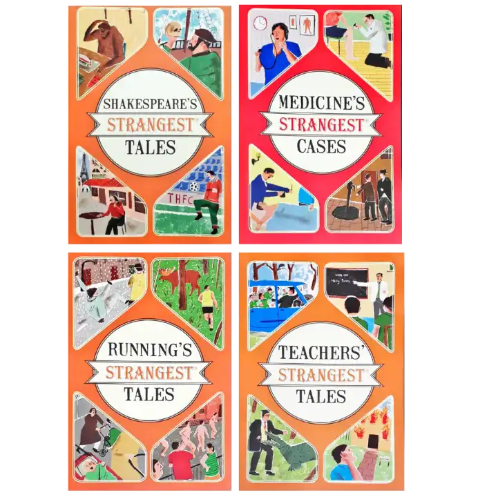 Strangest Tales Collection : Set of 4 Books - Running's, Teachers', Medicine's and Shakespeare's