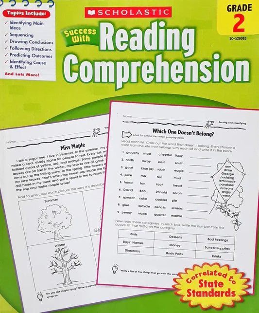 Success With Reading Comprehension Grade 2 (P)