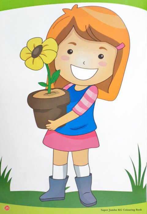 Super Jumbo KG Colouring Book