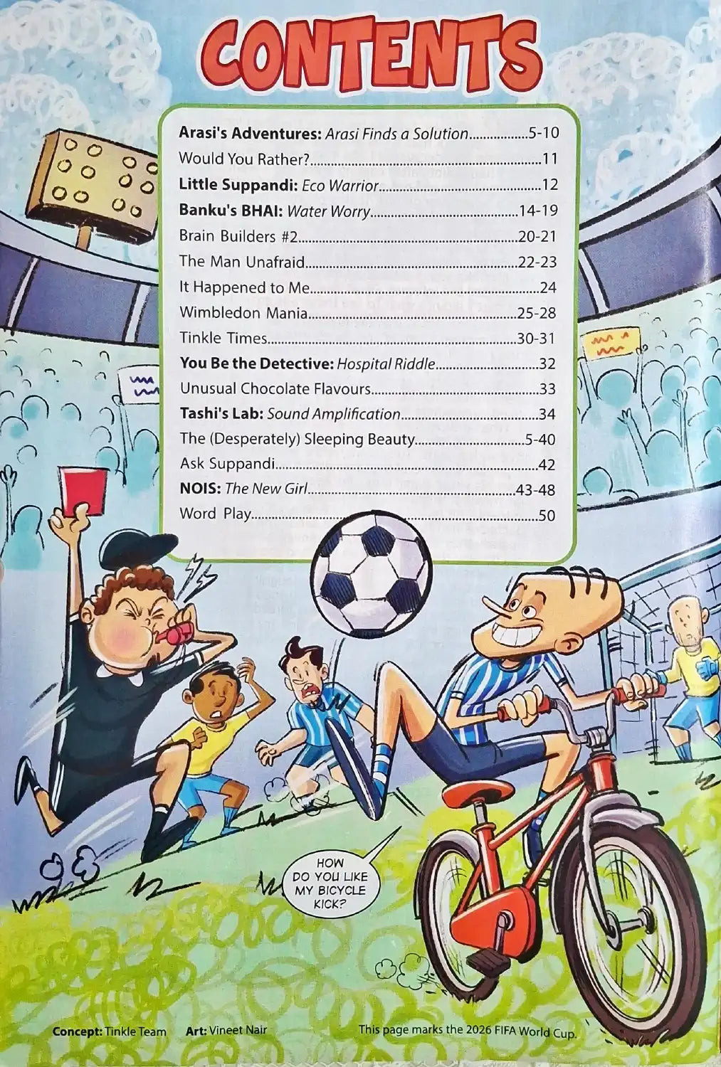Tinkle Monthly Magazine : July 2026 Vol. 46 No. 838