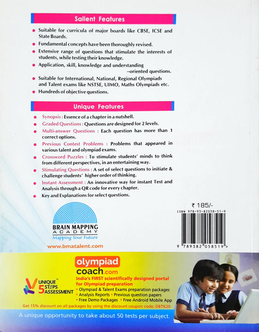 Class 7 Mathematics BMA Talent And Olympiad Exams Resource Book