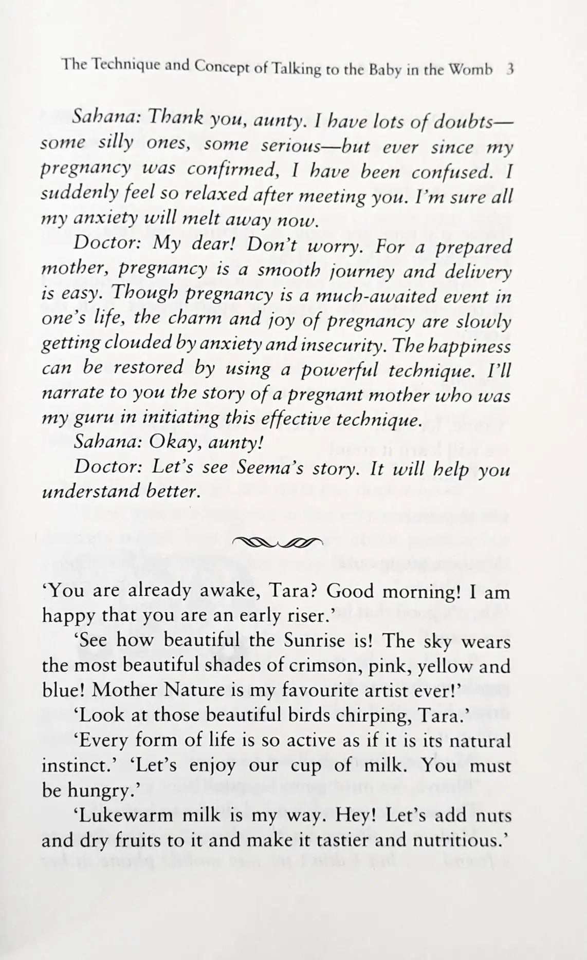 Talking to the Baby in the Womb