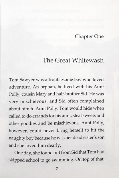 Om Illustrated Classics The Adventures of Tom Sawyer