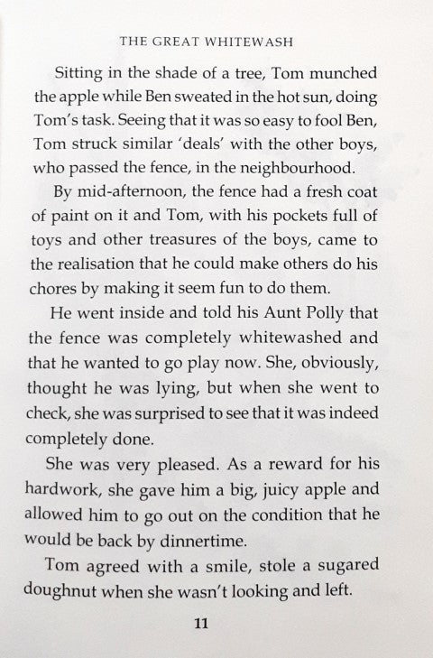 Om Illustrated Classics The Adventures of Tom Sawyer