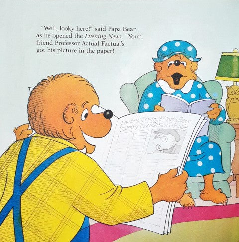 The Berenstain Bears Don't Pollute Anymore Save The Earth Stickers Inside