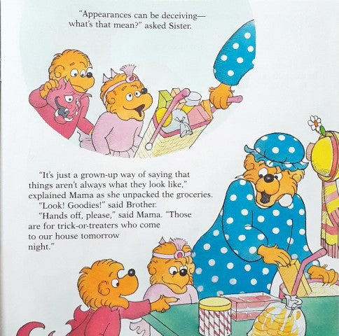 The Berenstain Bears Trick Or Treat Stickers Inside