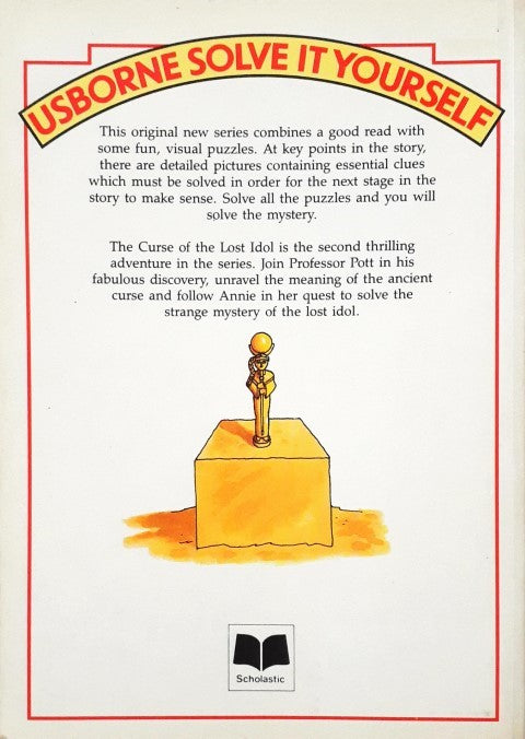 Usborne Solve It Yourself The Curse Of The Lost Idol