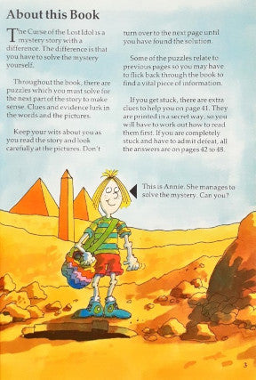 Usborne Solve It Yourself The Curse Of The Lost Idol
