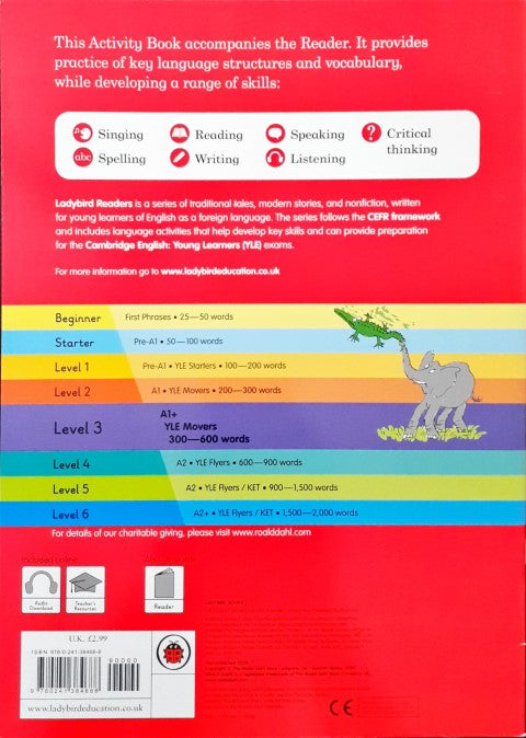 Ladybird Readers Level 3 The Enormous Crocodile Activity Book