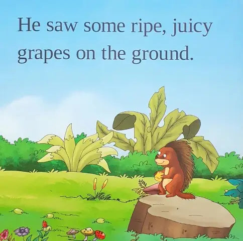 Early Start Graded Readers Level 4 The Fox And The Grapes Moral Based Stories With Keywords