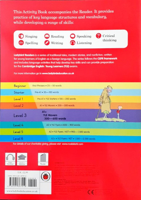 Ladybird Readers Level 3 The Giraffe The Pelly And Me Activity Book