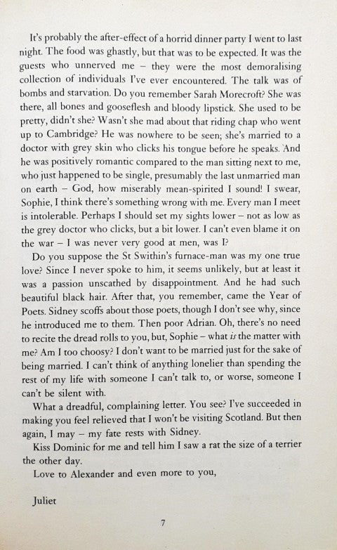 The Guernsey Literary and Potato Peel Pie Society