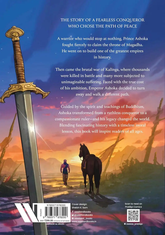 The Life Of Emperor Ashoka : Classic Indian Stories (Comic)