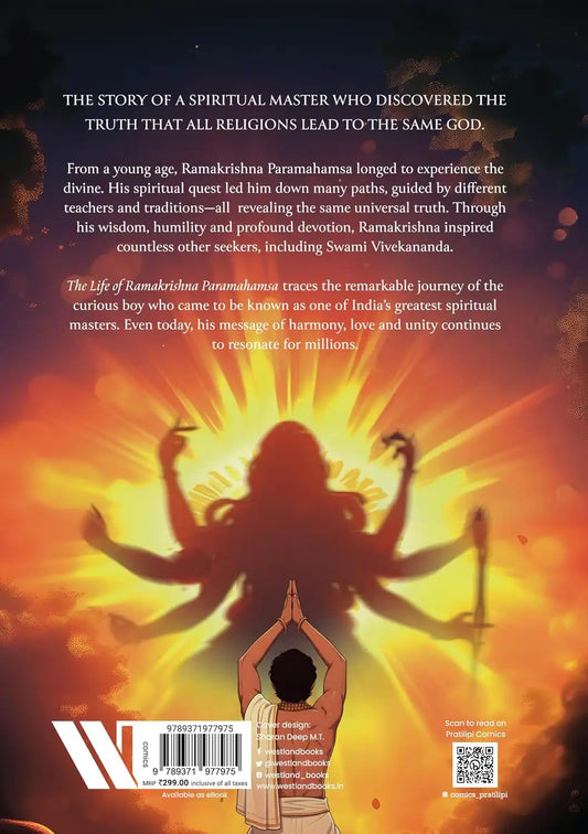 The Life Of Ramakrishna Paramhamsa : Classic Indian Stories (Comic)