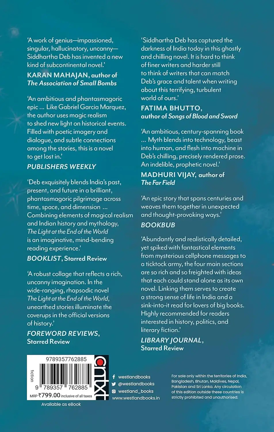 The Light At The End Of The World : A Novel | Hardcover