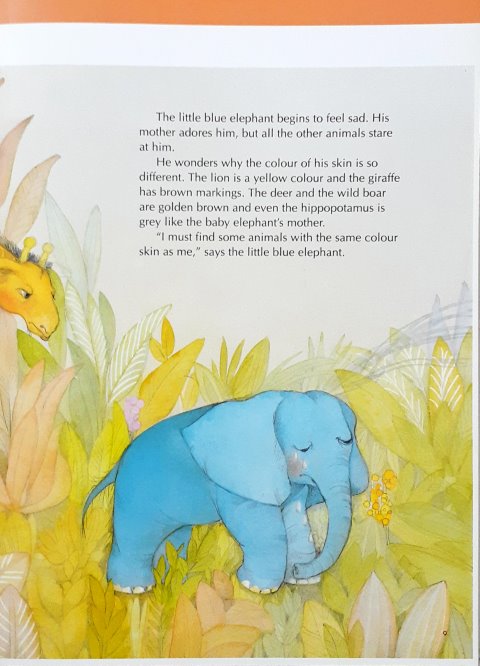 Time Life A Child's First Library Of Values The Little Blue Elephant A Book About Being Open Minded