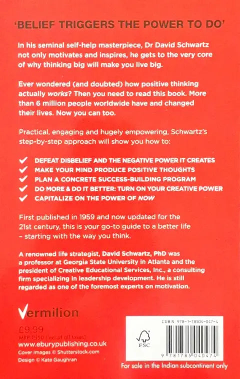 The Magic of Thinking Big