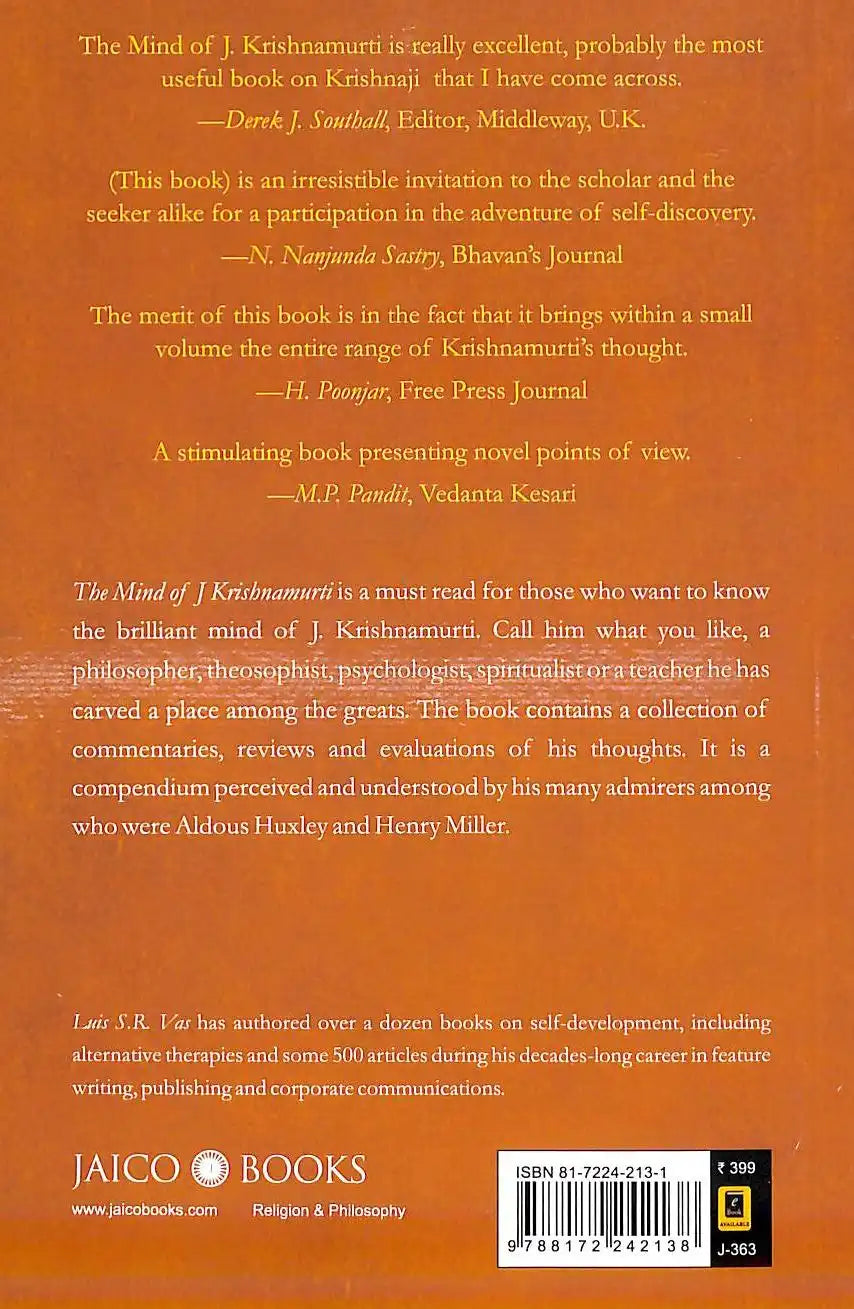 The Mind Of J. Krishnamurti