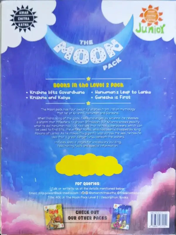 The Moon Pack Amar Chitra Katha Junior Level 2