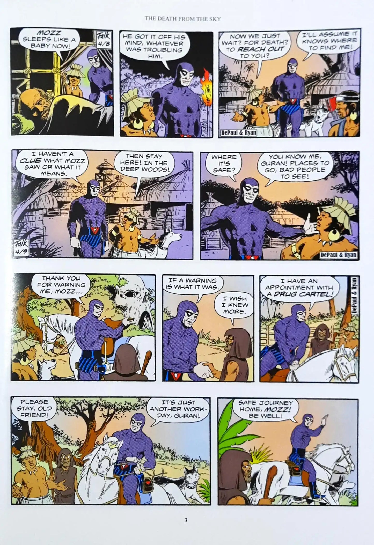 The Phantom #6 : The Deth from the Sky - Story of a Dead Aeronot!