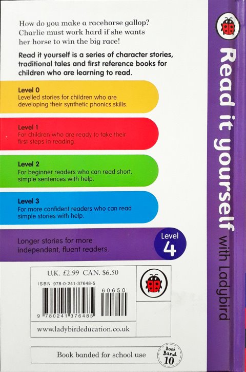 Read It Yourself With Ladybird Level 4 The Racehorse Who Wouldn't Gallop