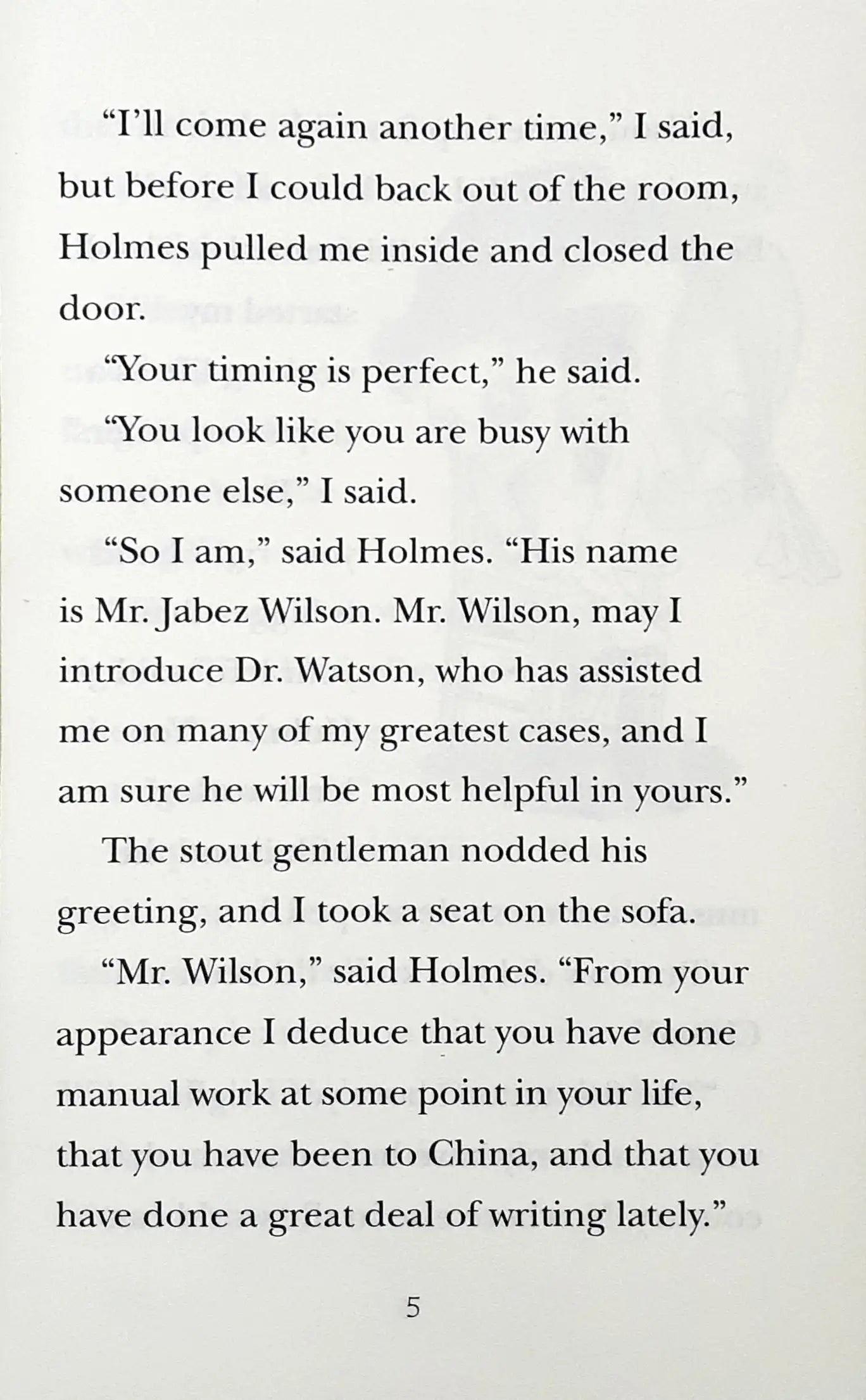 The Adventures of Sherlock Holmes #2 : The Red-Headed League