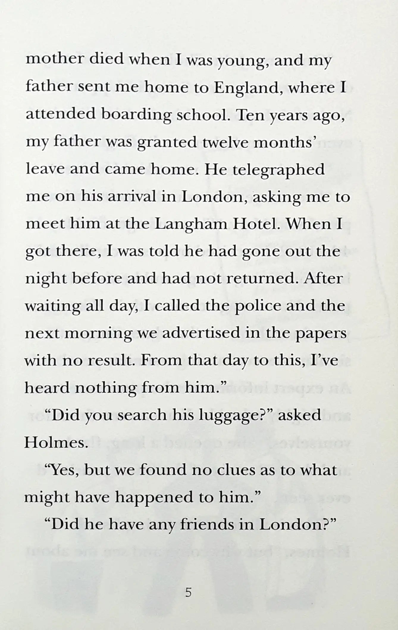 Sherlock Holmes #2 : The Sign of Four