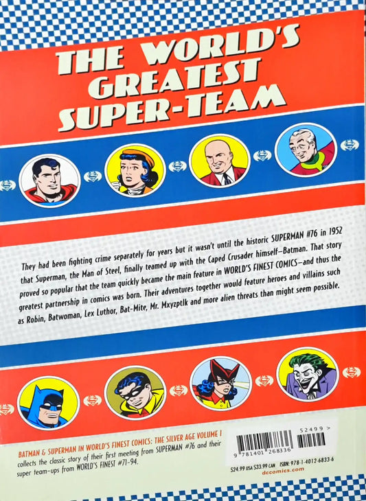 DC Batman and Superman World's Finest : The Silver Age Volume One